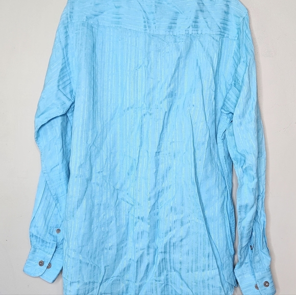 💜Caribbean Womens Shiert Size L Color Teal⚘️ - Picture 2 of 6